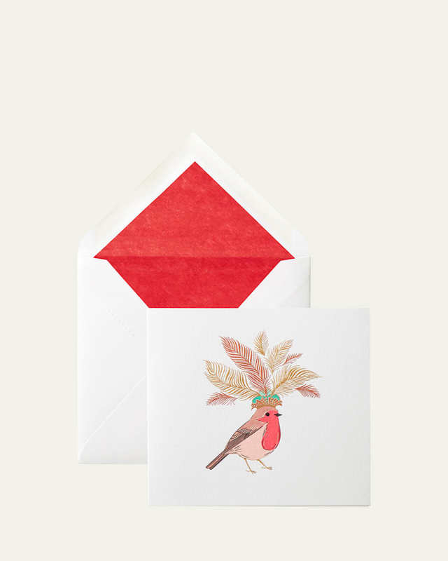 Robin Folded Cards, Set of 10